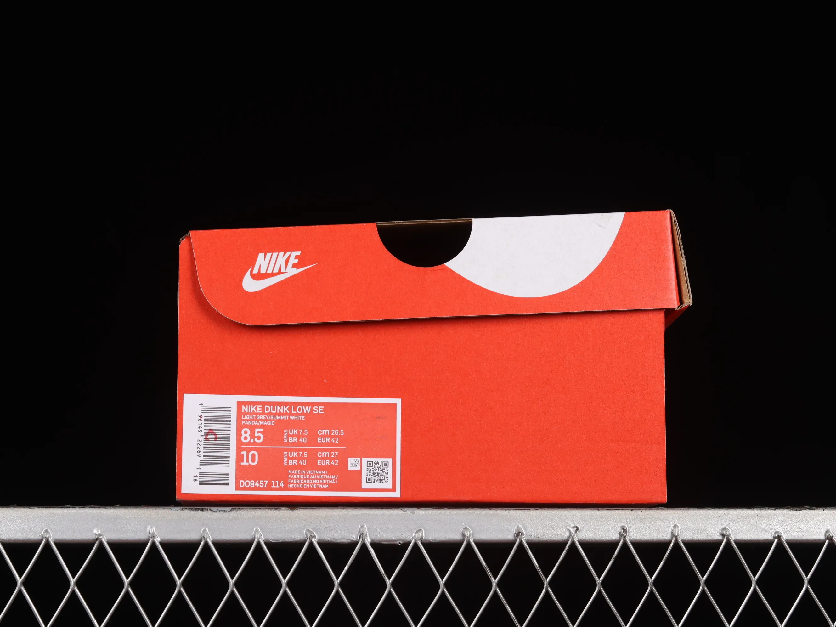 All categories Nk SB Dunk series Nk SB Dunk Low low-top sneakers Nk SB Dunk Low "85" black and gray double hook SB low-top sports and leisure sneakers DO9457-114